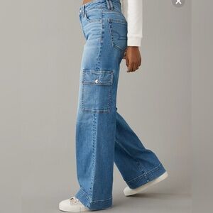 American eagle denim cargos